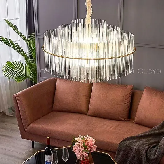 Cloyd 10779 Люстра VACOMBE - B C13 диаметр - 60 см, латунь, изображение 4