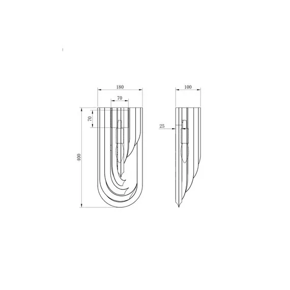 Garda Decor K2KR116-1 Бра 10*18*40см, изображение 3