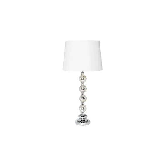 Garda Decor 22-86642 Лампа настольная плафон белый Д24 В60(2)