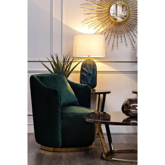 Garda Decor 22-87945 Лампа настольная плафон белый d40*75см, изображение 3