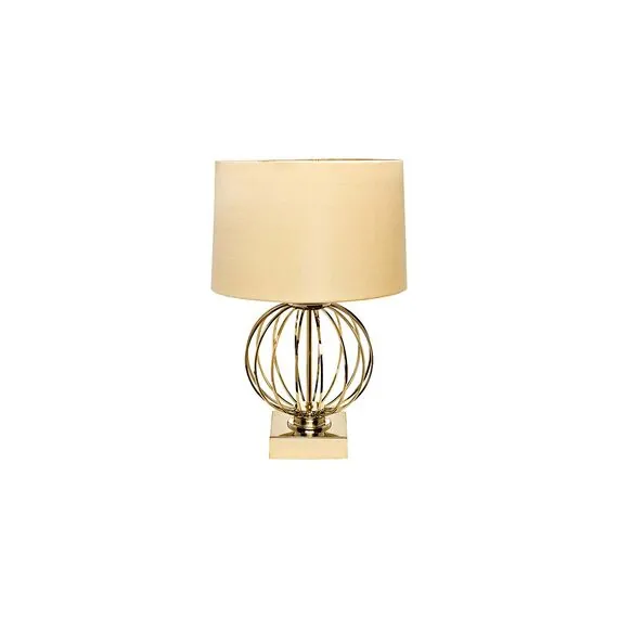 Garda Decor 22-86949 Лампа настольная плафон золотистый d40*70см, изображение 2