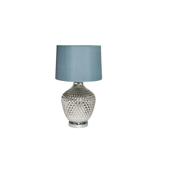 Garda Decor 22-88017 Лампа настольная плафон синий d38*65см, изображение 2