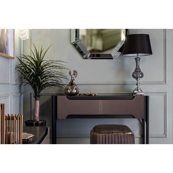 Garda Decor 22-87454 Лампа настольная плафон черный Д38,В76