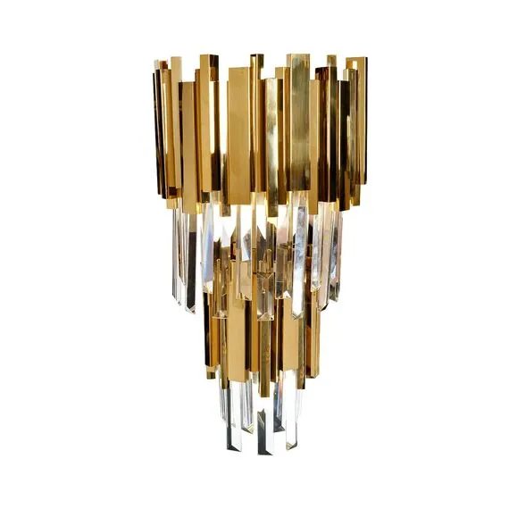 Garda Decor 62GDM-81008 Бра Vittoria M золото 27*17*54см