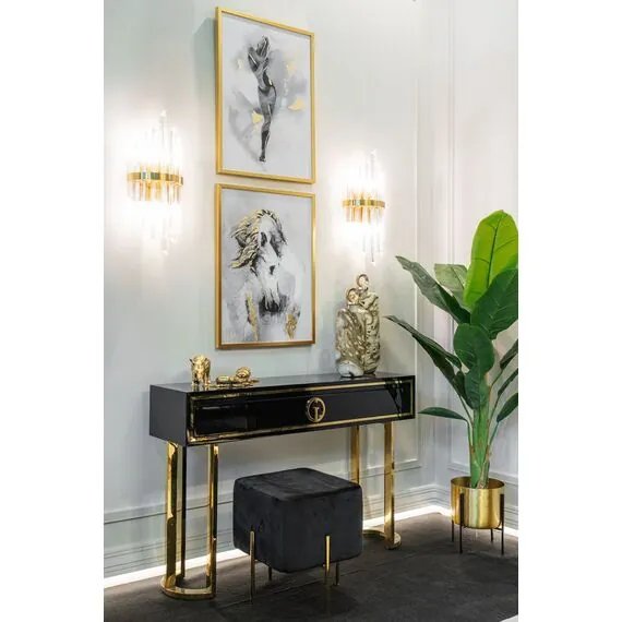Garda Decor 62GDM-903 Бра VERONA золото 22*50см, изображение 4