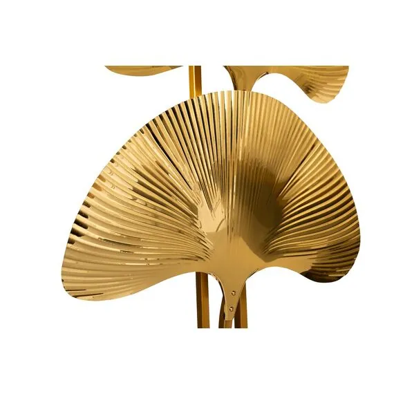 Garda Decor K2KM1125F-3 Торшер металлич."Гинкго" латунь L55*W26*H183, изображение 3