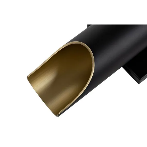 Garda Decor 91GH-0021 Бра металлическое черное/золотое 7,5*9,5*h.40см, изображение 2