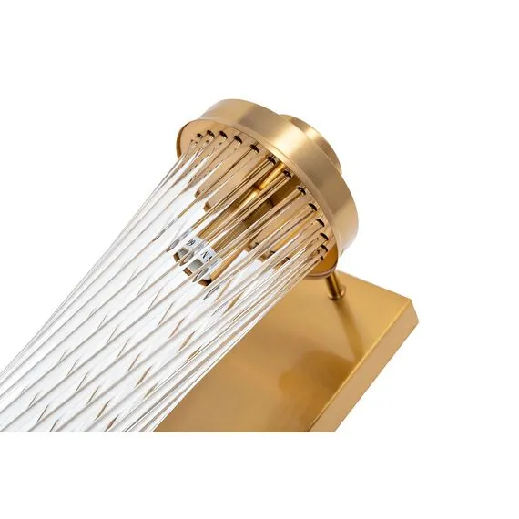 Garda Decor 92EL-YG59026  Бра латунь, стекло прозр. 12*18*h.50см, изображение 3