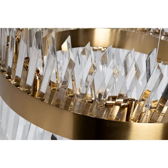 Garda Decor 92EL-YG18739G-14P Люстра Cloud латунь D.60*H.27см, изображение 3
