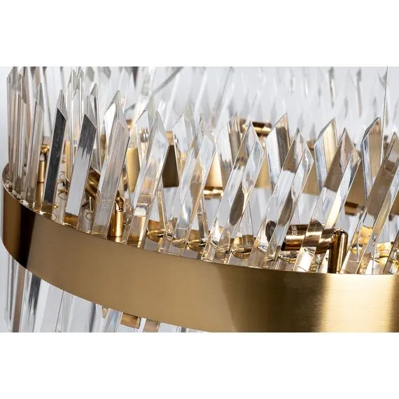 Garda Decor 92EL-YG18739G-14P Люстра Cloud латунь D.60*H.27см, изображение 2