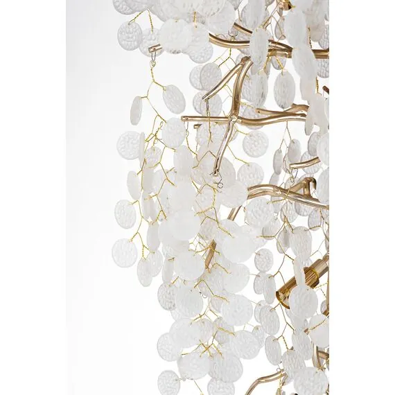 Garda Decor 86-9016/1000 Люстра каскадная Neve шампань d50*h100см, изображение 2