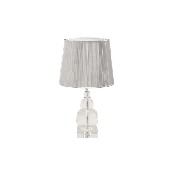 Garda Decor X387275 Лампа настольная (плафон серебряный) d26.5см, h.47см
