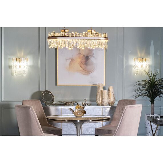 Garda Decor 62GDW-985-950 Люстра Glacier L95 h35 см