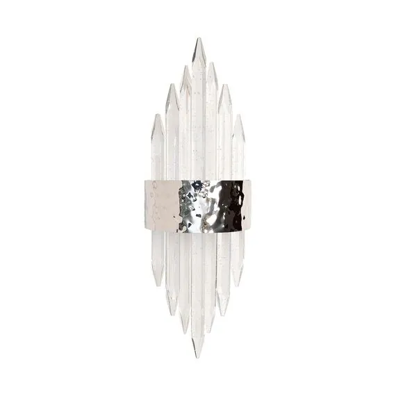 Garda Decor 62GDW-920-500CH Бра хром, стекло прозрач. 18*h50см