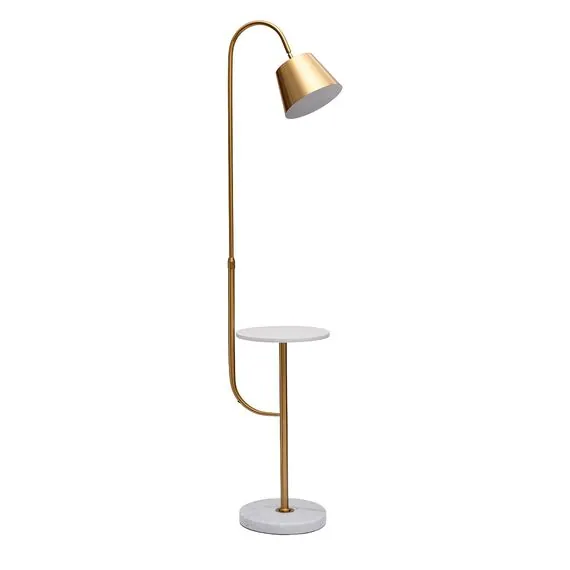 Garda Decor K2CPF-07258 Торшер с мраморным столиком h160см