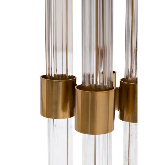 Garda Decor K2CPF-07234 Торшер со стеклянным основанием d46*h166см, изображение 3
