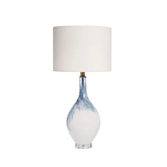 Garda Decor 22-89431 Лампа настольная плафон кремовый d32.5*h69см