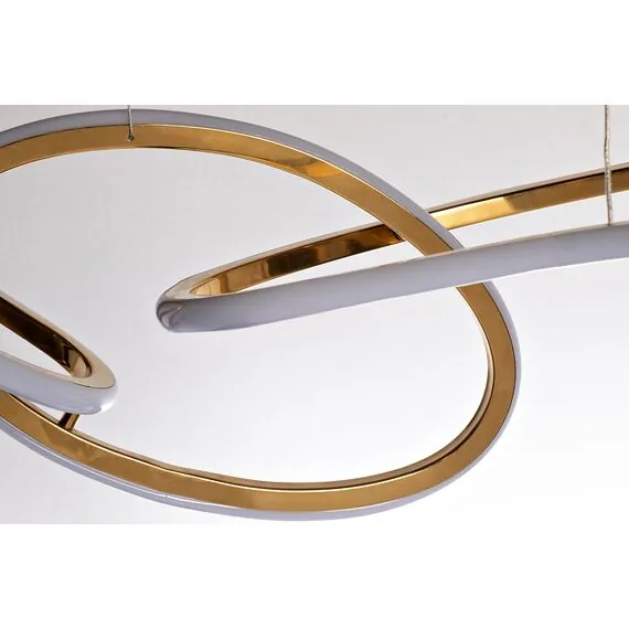 Garda Decor K2KML15105 Люстра подвесная Flow золото 120см, изображение 2
