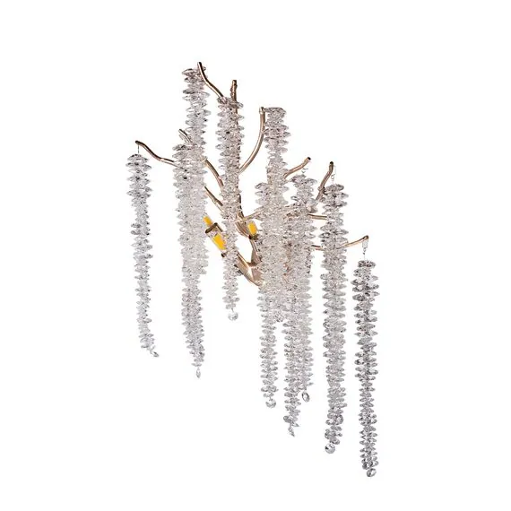 Garda Decor 86-80853 Бра 40*h.40 см, металл цвет золото