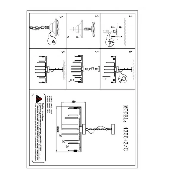 Newport 4356+3/C chrome; М0062732 Люстра chrome, изображение 8