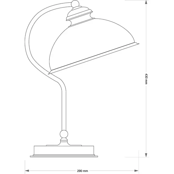 KUTEK LID-LG-1(P)GR Настольная лампа, изображение 3