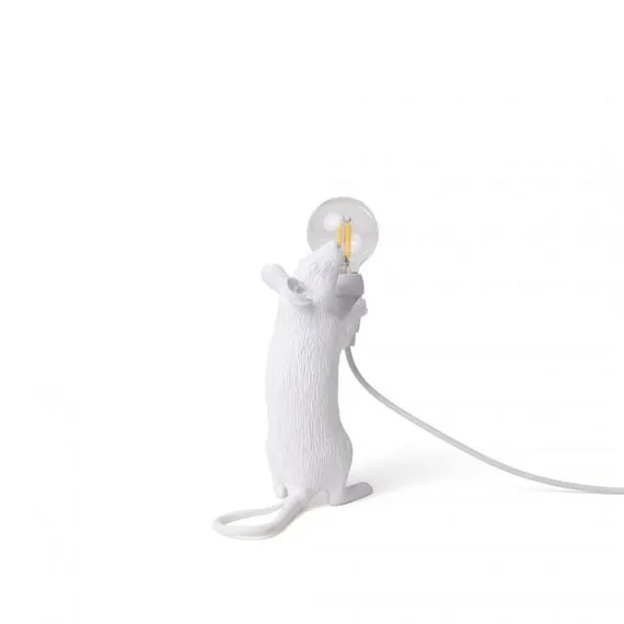Seletti 00134161; 15220SV Настольная лампа Mouse Lamp Love Edition USB, изображение 4