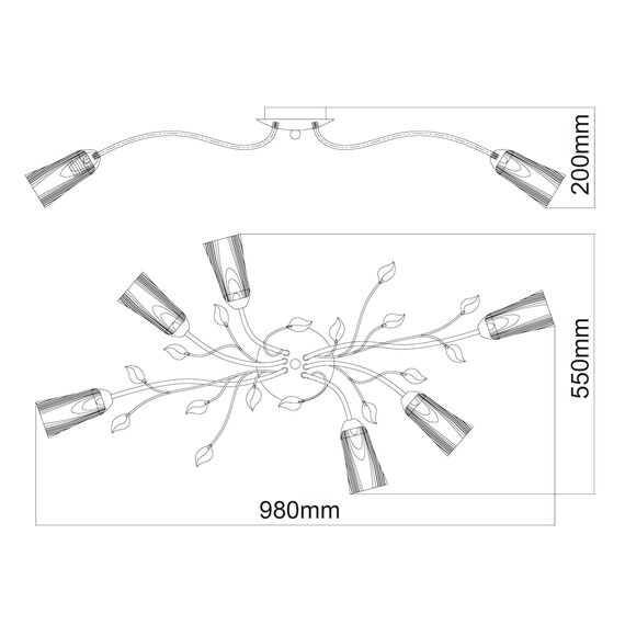 MW-LIGHT 242015206 Люстра потолочная Восторг, изображение 6
