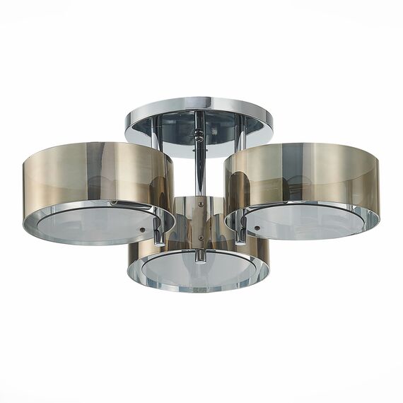 EVOLUCE SL483.702.03 Светильник потолочный Хром/Дымчатый E27 3*40W FORESTA, изображение 11