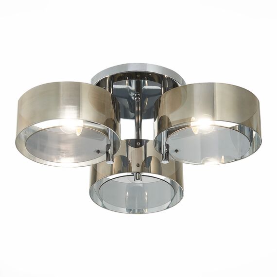 EVOLUCE SL483.702.03 Светильник потолочный Хром/Дымчатый E27 3*40W FORESTA, изображение 17