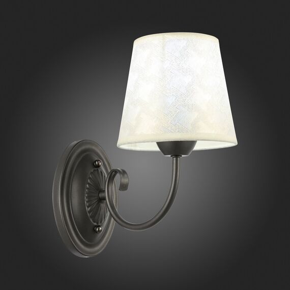EVOLUCE SLE120301-01 Светильник настенный Темно-серый/Бежевый E14 1*40W RIMENTO, изображение 4