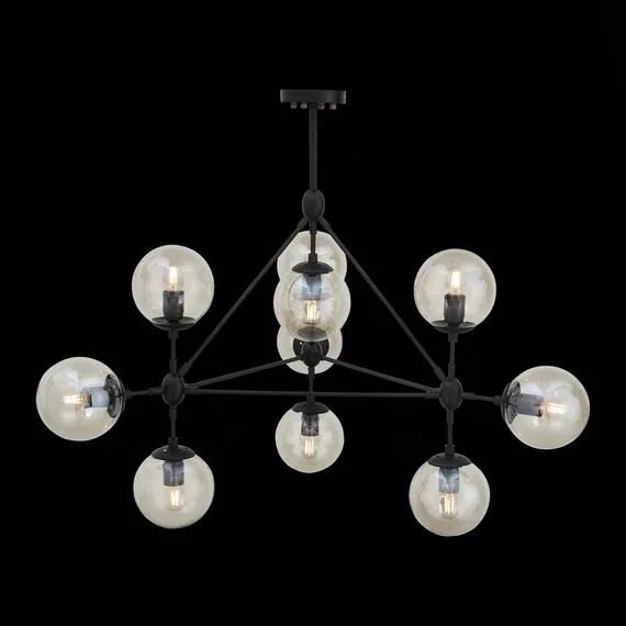 ST LUCE SL549.403.10 Люстра подвесная ST-Luce Черный/Янтарный E27 10*40W, изображение 5