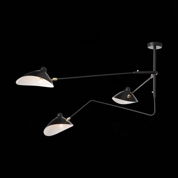 ST LUCE SL305.402.03 Люстра потолочная ST-Luce Черный/Черный, Белый E27 3*60W, изображение 5