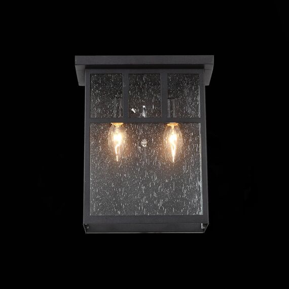 ST LUCE SL079.401.02 Светильник уличный настенный ST-Luce Темный кофе/Прозрачное кракелированное стекло E14, изображение 4