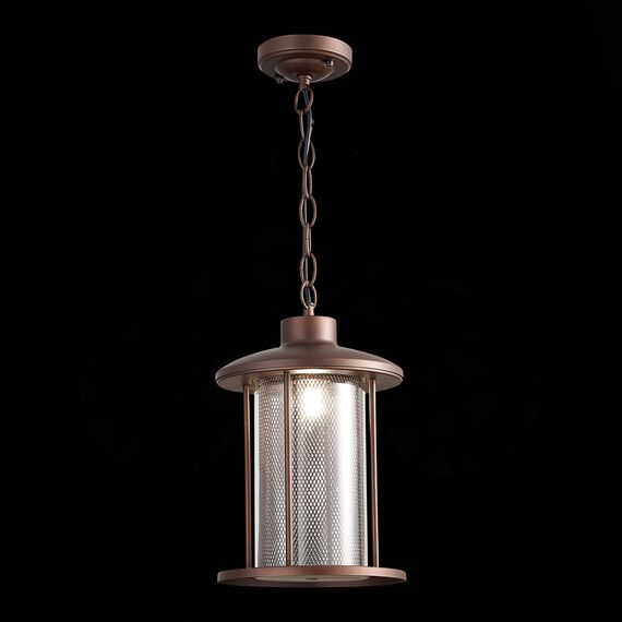 ST LUCE SL080.403.01 Светильник уличный подвесной ST-Luce Темный кофе/Прозрачный, Темный кофе E27 1*60W, изображение 5