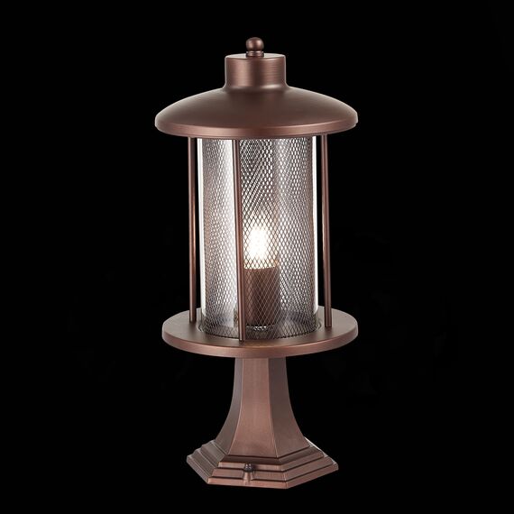 ST LUCE SL080.405.01 Светильник уличный наземный ST-Luce Темный кофе/Прозрачный, Темный кофе E27 1*60W, изображение 5
