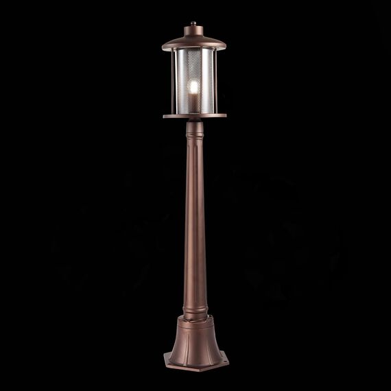 ST LUCE SL080.415.01 Светильник уличный наземный ST-Luce Темный кофе/Прозрачный, Темный кофе E27 1*60W, изображение 5