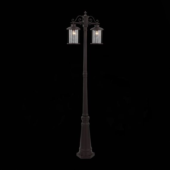 ST LUCE SL080.425.02 Светильник уличный наземный ST-Luce Темный кофе/Прозрачный, Темный кофе E27 2*100W, изображение 6