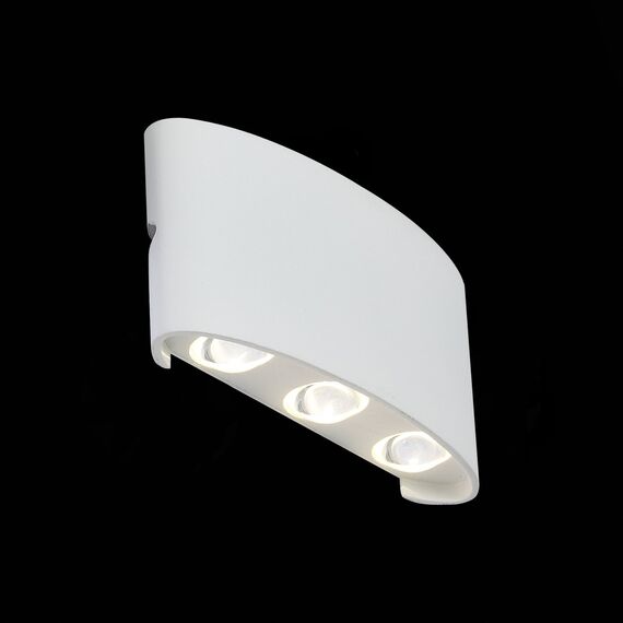 ST LUCE SL089.501.06 Светильник уличный настенный ST-Luce Белый кварцевый/Белый кварцевый, Прозрачный LED 6*, изображение 4