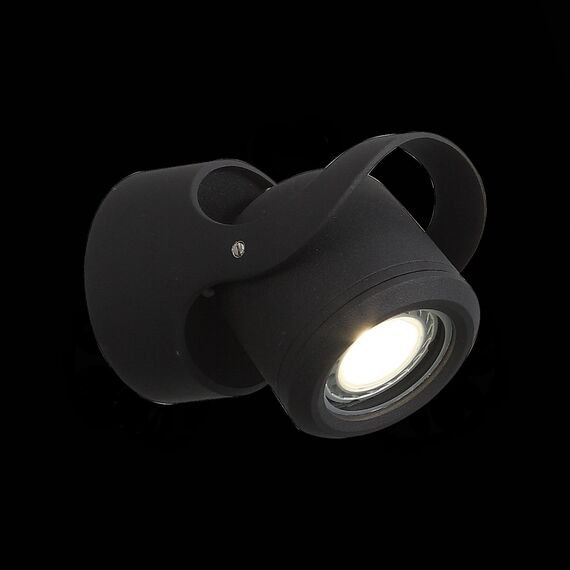 ST LUCE SL093.401.01 Светильник уличный настенный ST-Luce Черный/Черный, Прозрачный G5,3 1*3W, изображение 4