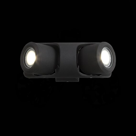 ST LUCE SL093.401.02 Светильник уличный настенный ST-Luce Черный/Черный, Прозрачный G5,3 2*3W, изображение 5