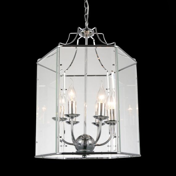 ST LUCE SL228.103.06 Люстра подвесная ST-Luce Хром/Прозрачный E14 6*40W, изображение 4