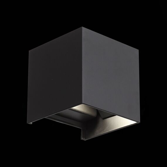 ST LUCE SL560.401.02 Светильник уличный настенный ST-Luce Черный/Черный LED 2*3W 4000K, изображение 4