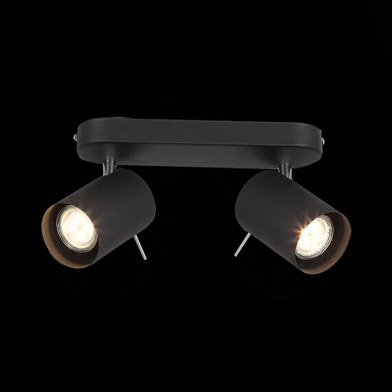 ST LUCE SL597.401.02 Спот ST-Luce Черный, Хром/Черный GU10 LED 2*3W, изображение 5
