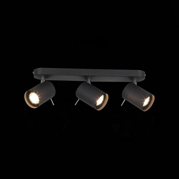 ST LUCE SL597.401.03 Спот ST-Luce Черный, Хром/Черный GU10 LED 3*3W, изображение 4