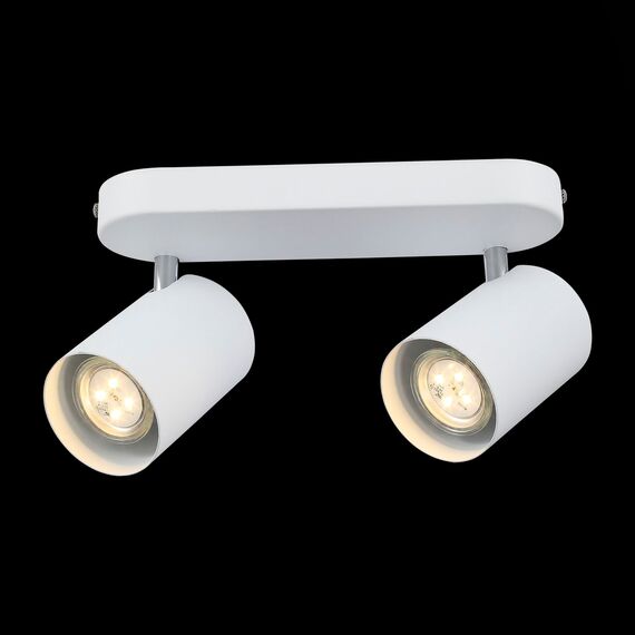 ST LUCE SL597.501.02 Спот ST-Luce Белый, Хром/Белый GU10 LED 2*7W, изображение 4