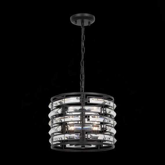 ST LUCE SL665.403.04 Люстра подвесная ST-Luce Черный/Черный, Прозрачный E14 6*40W, изображение 5