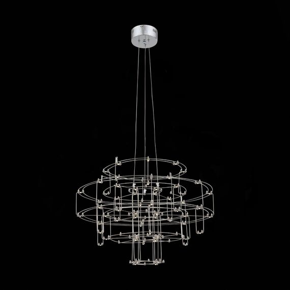 ST LUCE SL798.103.64 Люстра подвесная ST-Luce Хром/Хром LED 64*0,2W 3200K, изображение 6