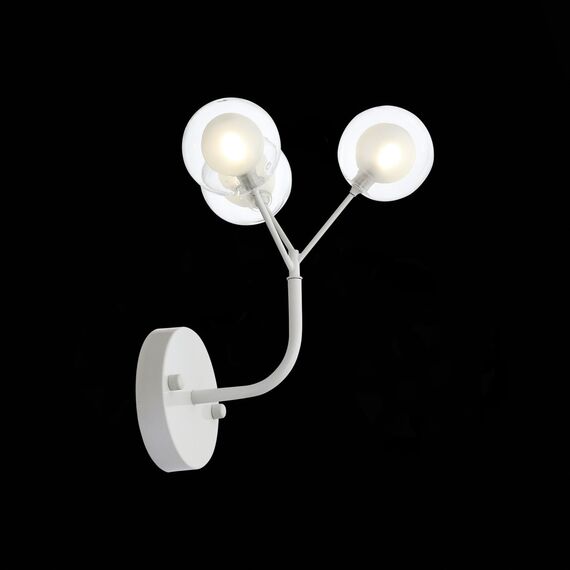 ST LUCE SL376.501.03 Бра ST-Luce Белый/Белый,Прозрачный G4 LED 3*2W, изображение 5