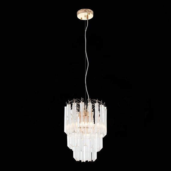 ST LUCE SL386.203.05 Люстра подвесная ST-Luce Золотистый/Золотистый, Прозрачный G9 5*5W, изображение 5