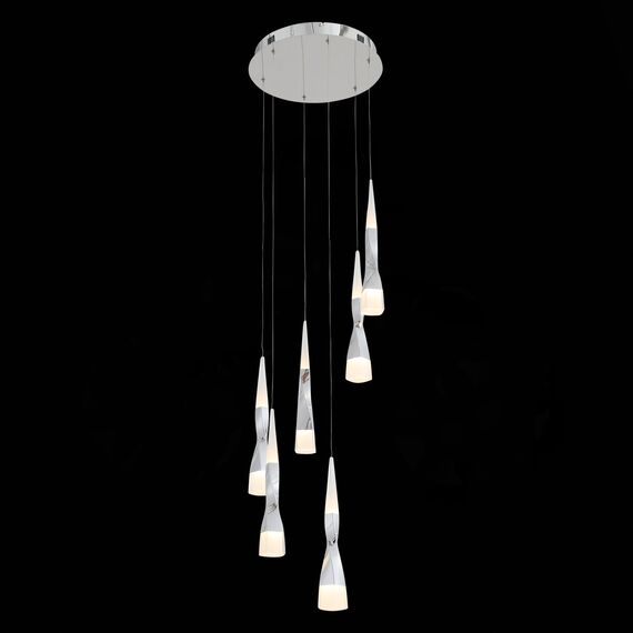 ST LUCE SL405.103.06 Светильник подвесной ST-Luce Хром/Хром, Белый LED 6*7W 3000K, изображение 4